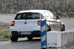 BMW M135i foto spia gennaio 2012