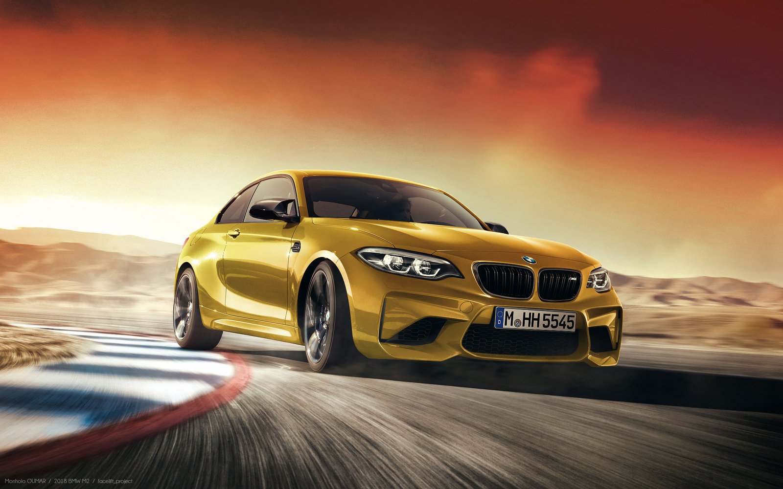 BMW M2 MY 2018 - Rendering by Monholo Oumar