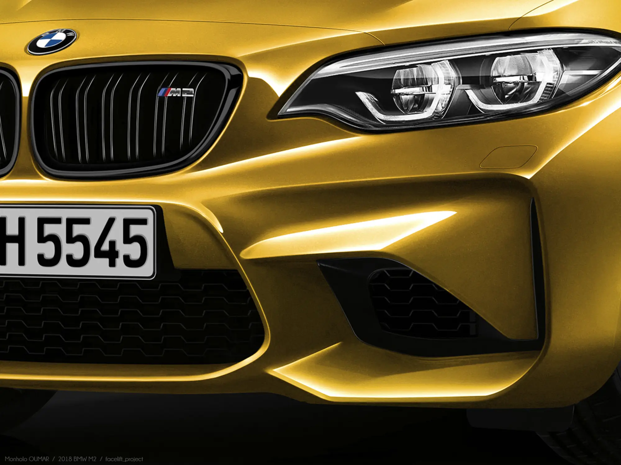 BMW M2 MY 2018 - Rendering by Monholo Oumar - 27