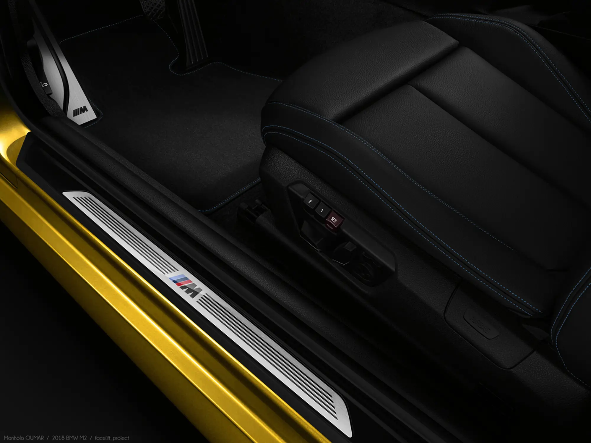 BMW M2 MY 2018 - Rendering by Monholo Oumar - 34