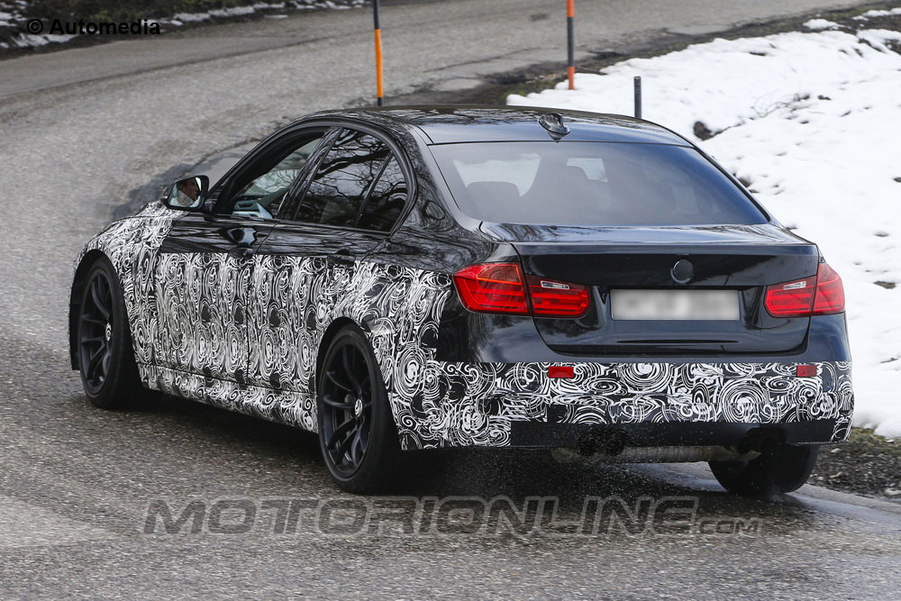 BMW M3 2014 - Foto spia 16-03-2013