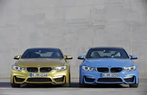 BMW M3 berlina ed M4 Coupe MY 2014