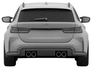 BMW M3 Touring 2023 - immagini brevetto - 6