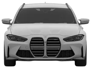BMW M3 Touring 2023 - immagini brevetto - 7