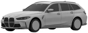 BMW M3 Touring 2023 - immagini brevetto - 4