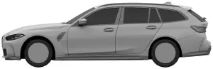 BMW M3 Touring 2023 - immagini brevetto - 2