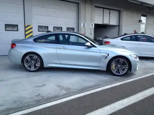 Bmw M4: primo test in pista