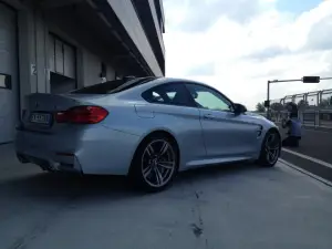 Bmw M4: primo test in pista