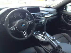 Bmw M4: primo test in pista