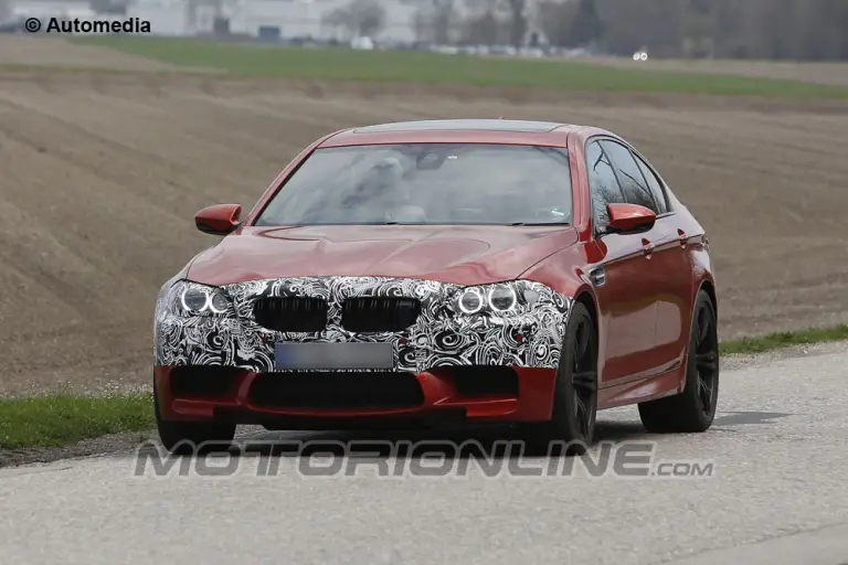 BMW M5 facelift - Foto spia 26-04-2013 - 1