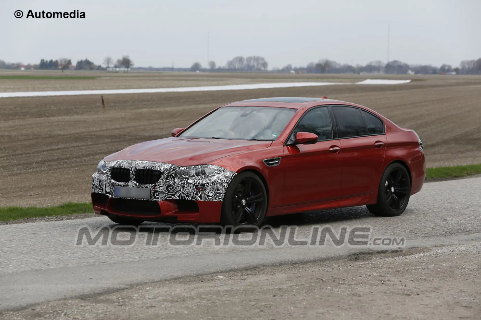 BMW M5 facelift - Foto spia 26-04-2013 - 2