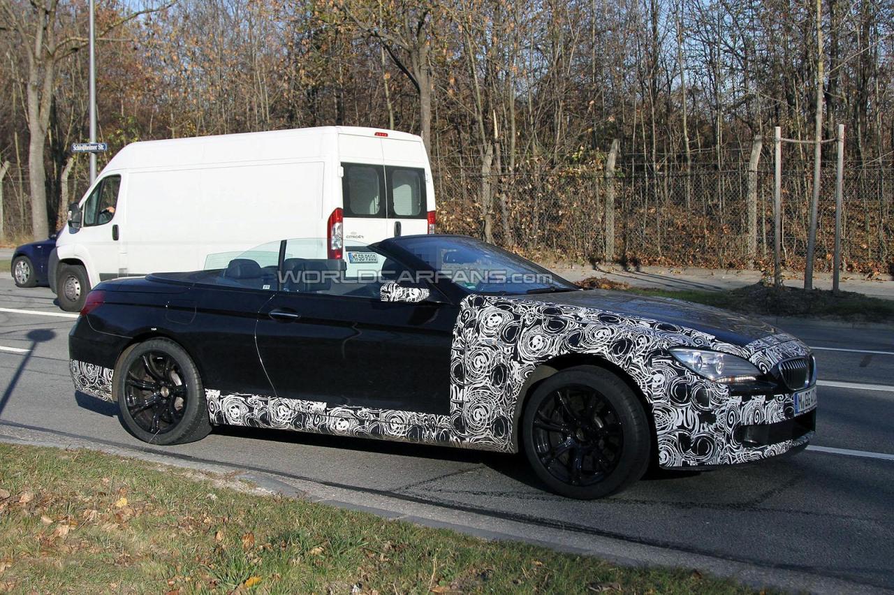 BMW M6 Cabriolet foto spia novembre