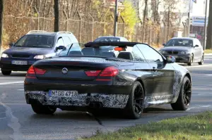 BMW M6 Cabriolet foto spia novembre - 1