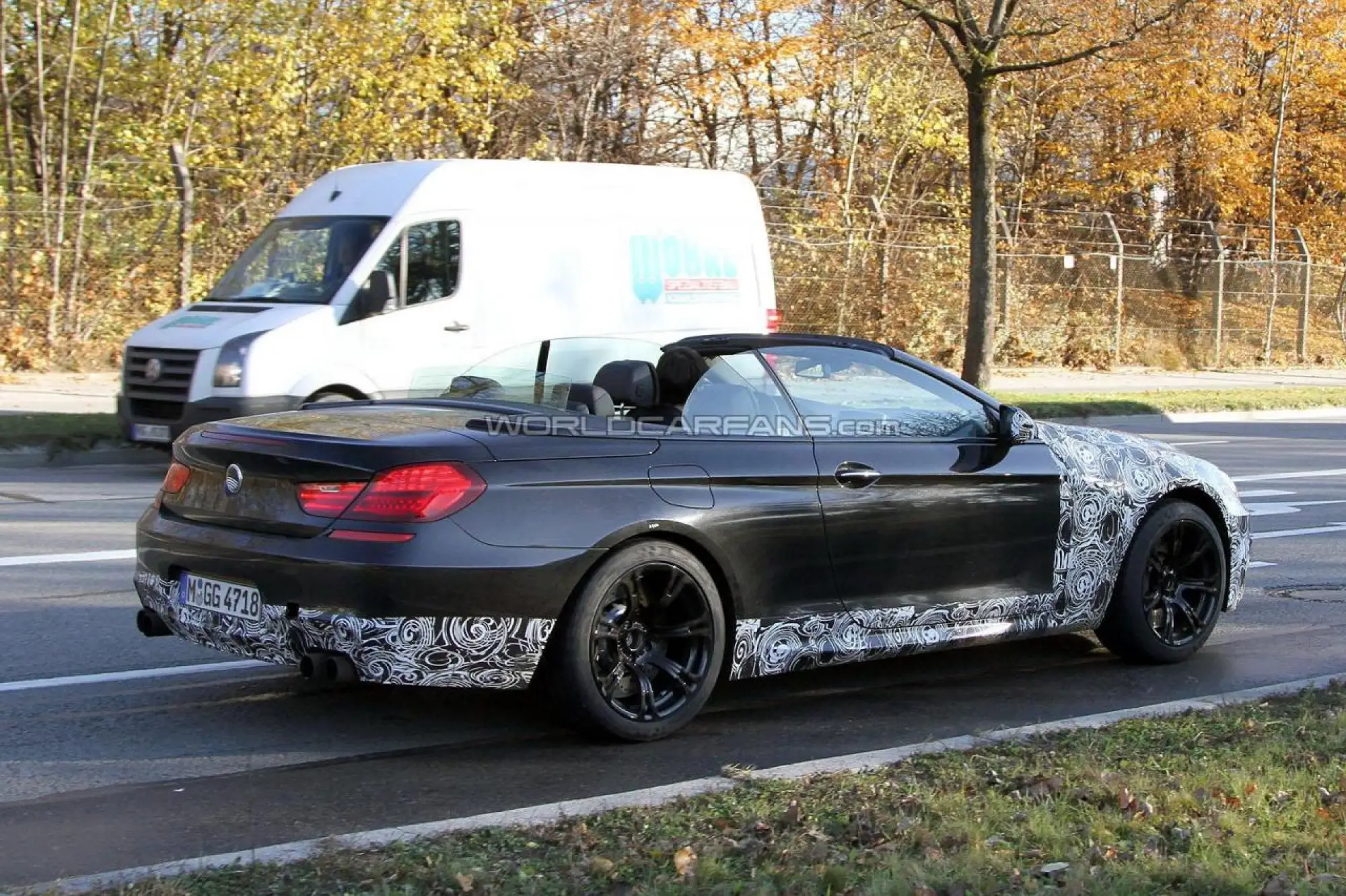 BMW M6 Cabriolet foto spia novembre - 6