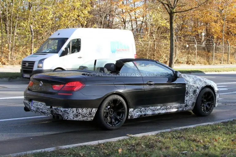 BMW M6 Cabriolet foto spia novembre - 6