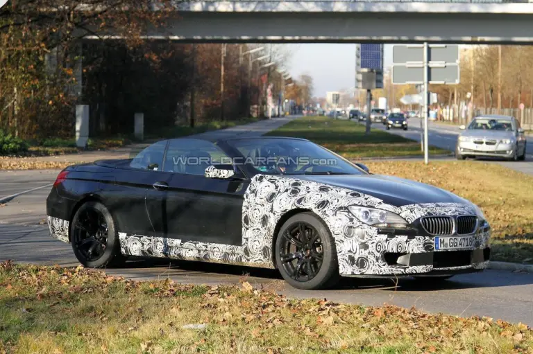 BMW M6 Cabriolet foto spia novembre - 7