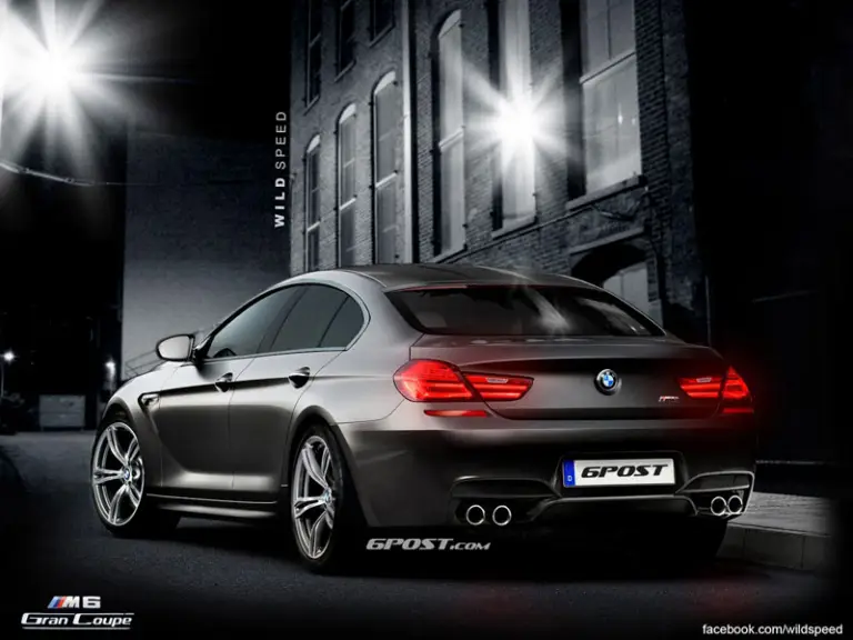 BMW M6 Gran Coupe render - 6