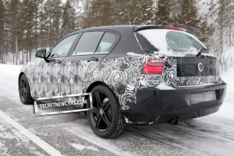BMW Serie 1 2012 foto spia - 8