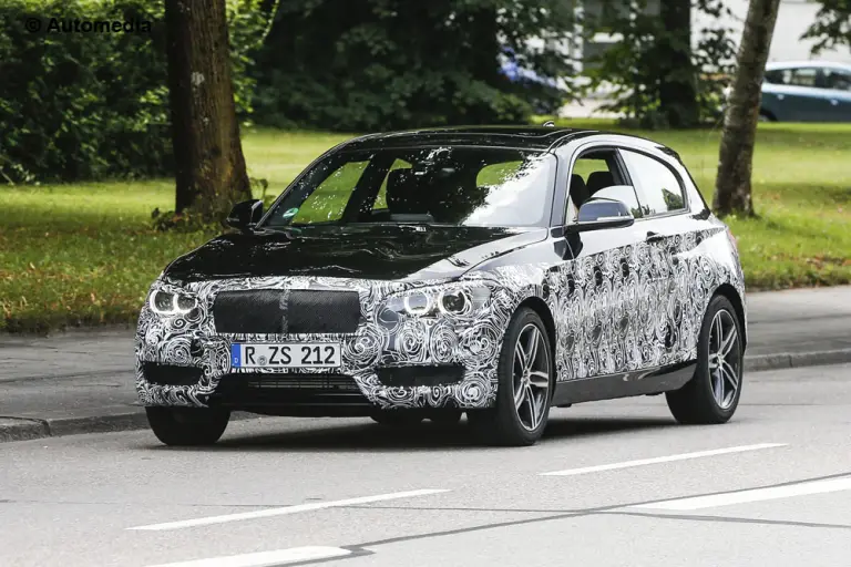 BMW Serie 1 2015 - Foto spia 12-08-2014 - 4