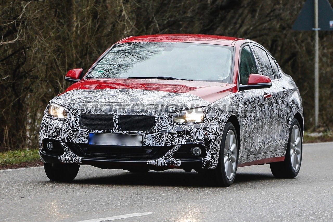 BMW Serie 1 berlina - Foto spia 11-02-2016