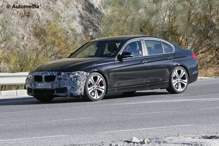 BMW Serie 3 2015 - Foto spia 07-08-2014 - 3
