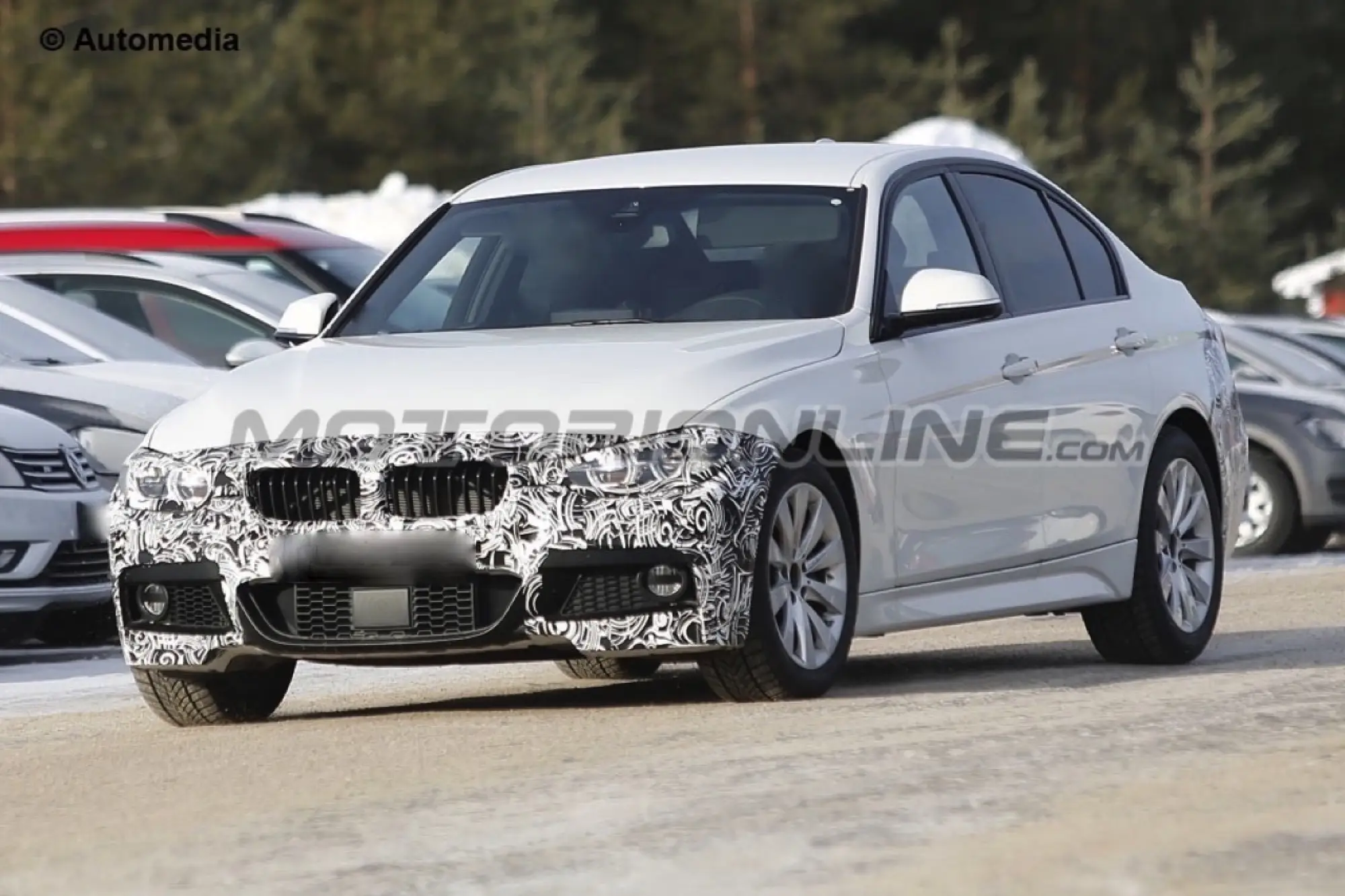 BMW Serie 3 facelift e M Sport 2015 - Foto spia 30-04-2015 - 9
