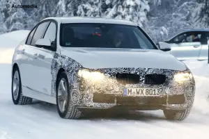 BMW Serie 3 facelift - foto spia gennaio 2015
