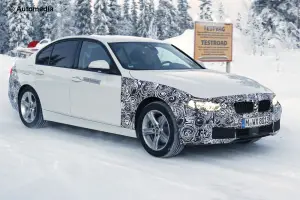 BMW Serie 3 facelift - foto spia gennaio 2015