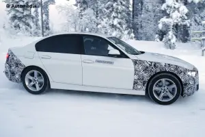 BMW Serie 3 facelift - foto spia gennaio 2015