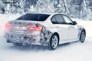 BMW Serie 3 facelift - foto spia gennaio 2015