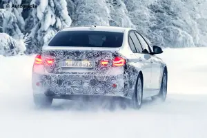BMW Serie 3 facelift - foto spia gennaio 2015