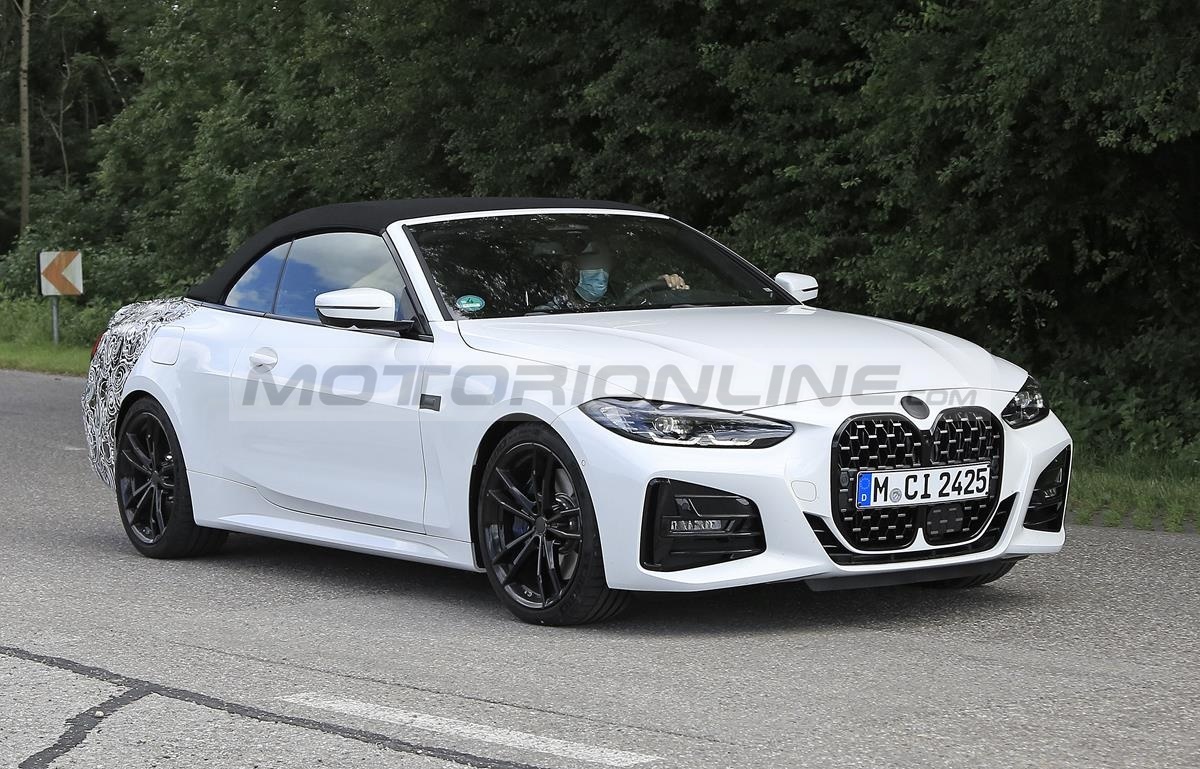 BMW Serie 4 Cabrio 2020 - Foto spia 14-08-2020