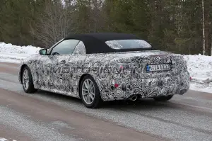 BMW Serie 4 Cabrio foto spia 25 marzo 2019
