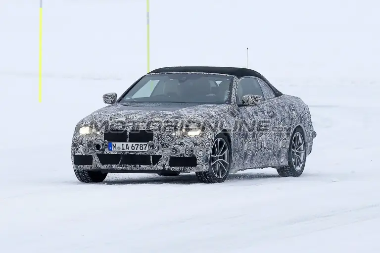 BMW Serie 4 Cabrio foto spia 25 marzo 2019 - 2