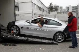 Bmw Serie 4 Coupé 2014, nuove foto spia - 1