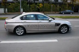 BMW Serie 5 facelift 2013 - Foto spia 7-11-2012 - 3