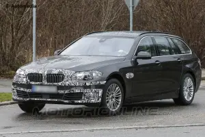 BMW Serie 5 facelift - Foto spia 16-04-2013