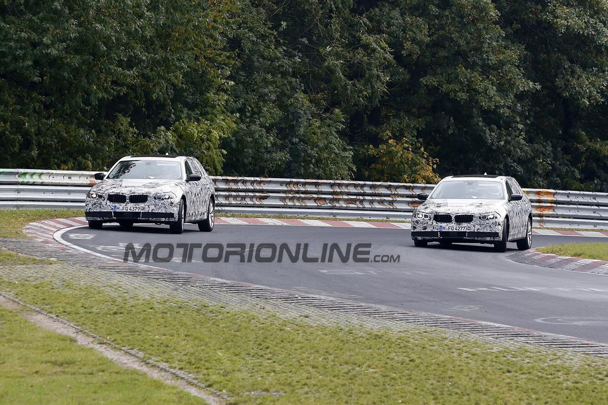 BMW Serie 5 Touring MY 2017 - Foto spia 14-10-2015