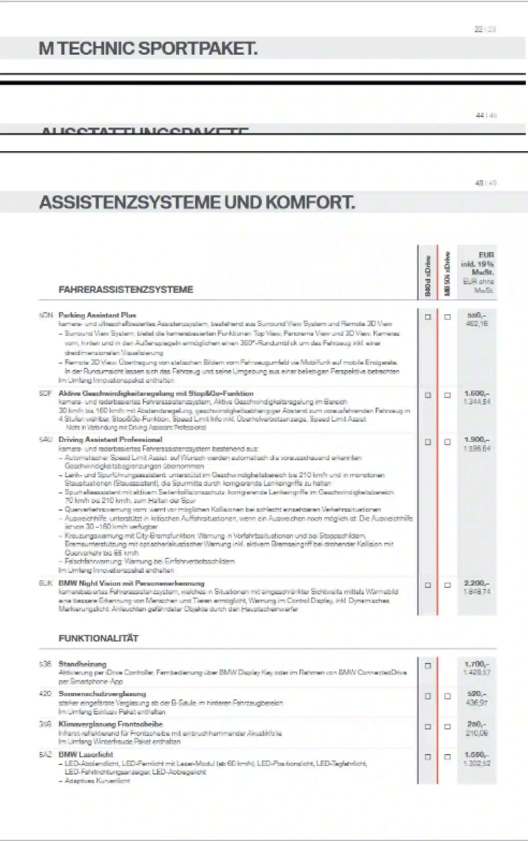 BMW Serie 8 listino prezzi Germania - 15