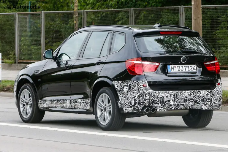 BMW X3 2014 - Foto spia 16-10-2013 - 2