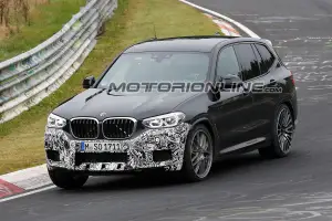BMW X3 M foto spia 21 settembre 2017