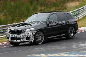 BMW X3 M foto spia 21 settembre 2017