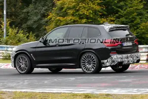 BMW X3 M foto spia 21 settembre 2017