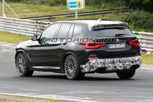 BMW X3 M foto spia 21 settembre 2017