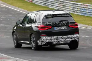 BMW X3 M foto spia 21 settembre 2017