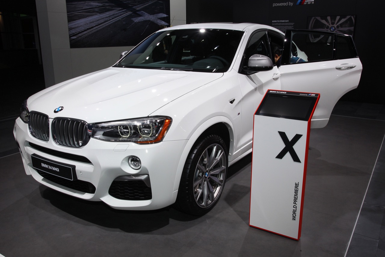 BMW X4 M40i - Salone di Detroit 2016