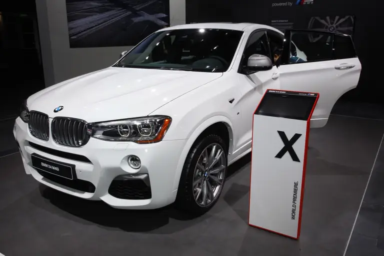 BMW X4 M40i - Salone di Detroit 2016 - 1