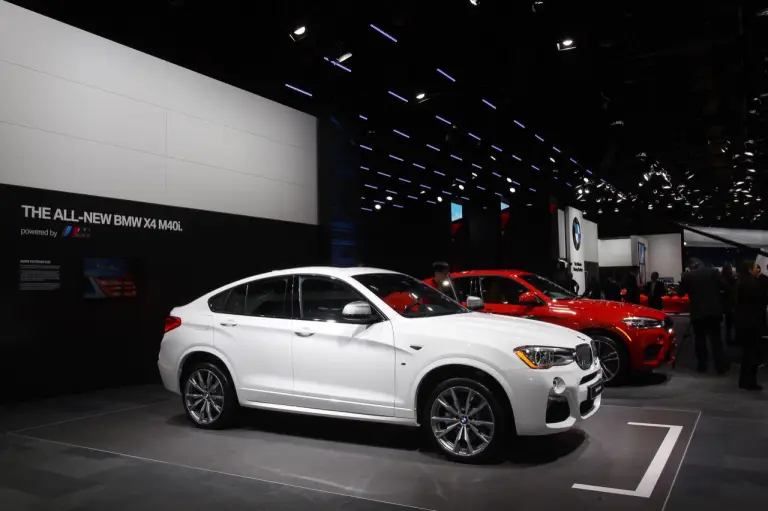 BMW X4 M40i - Salone di Detroit 2016 - 11