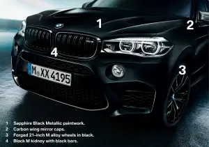 BMW X5 M e X6 M Black Fire Edition