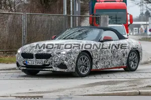 BMW Z4 MY 2019 foto spia 15 gennaio 2018